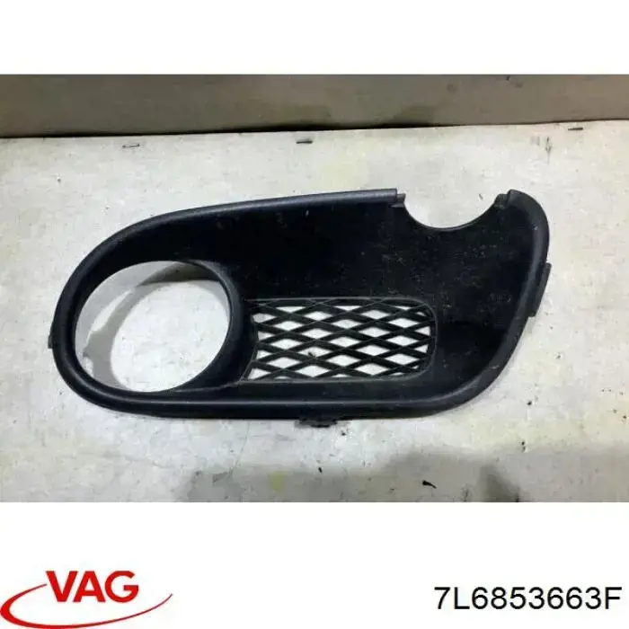 Tapa de rejilla de faro antiniebla delantero izquierdo VAG 7L6853663F precio, desde 15,71 EUR
