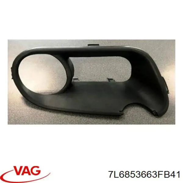 Comprar 7L6853663FB41 VAG Rejilla del parachoques delantera izquierda