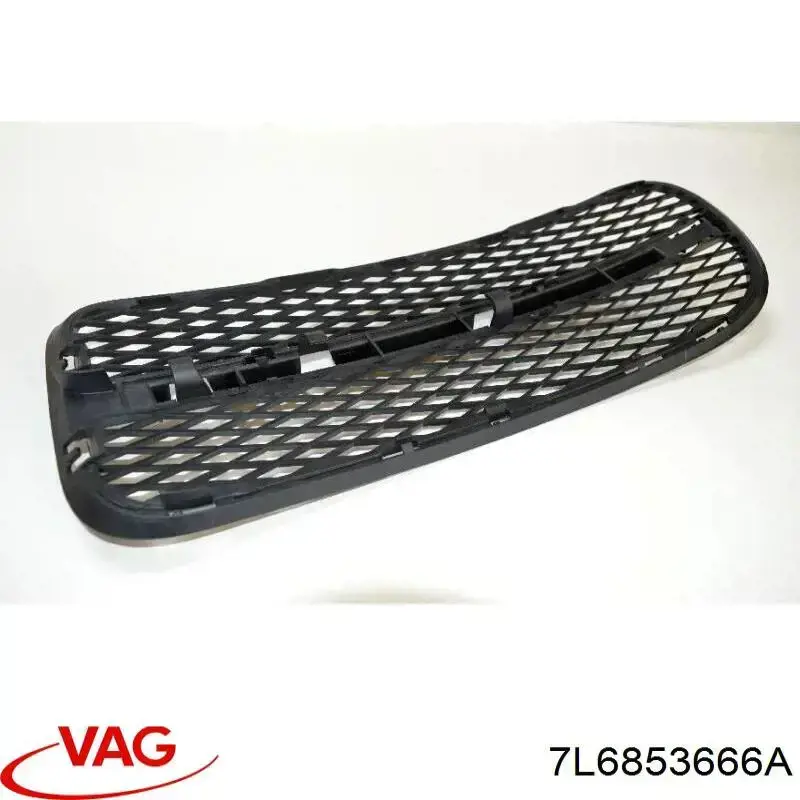 7L6853666A VAG rejilla de ventilación, parachoques trasero, derecha