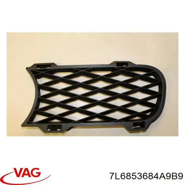 Comprar 7L6853684A9B9 VAG Tapa de rejilla de faro antiniebla delantero derecho