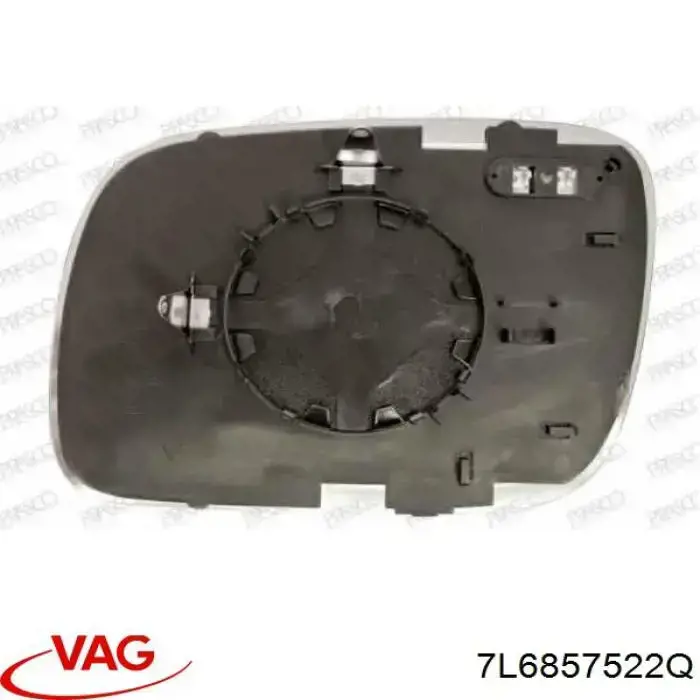Cristal de espejo retrovisor derecho VAG 7L6857522Q precio, desde 30,70 EUR