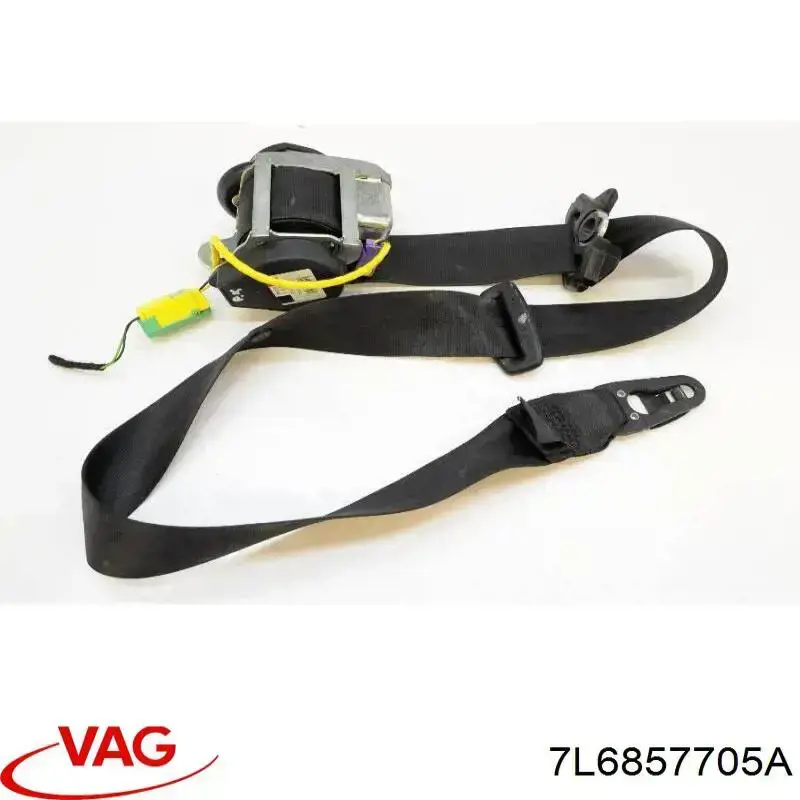 7L6857705A VAG Cinturón de seguridad delantero izquierdo