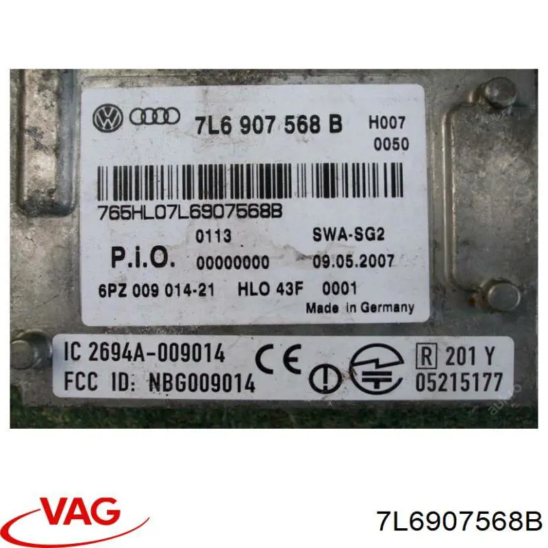 7L6907568B VAG radar de cambio de carril