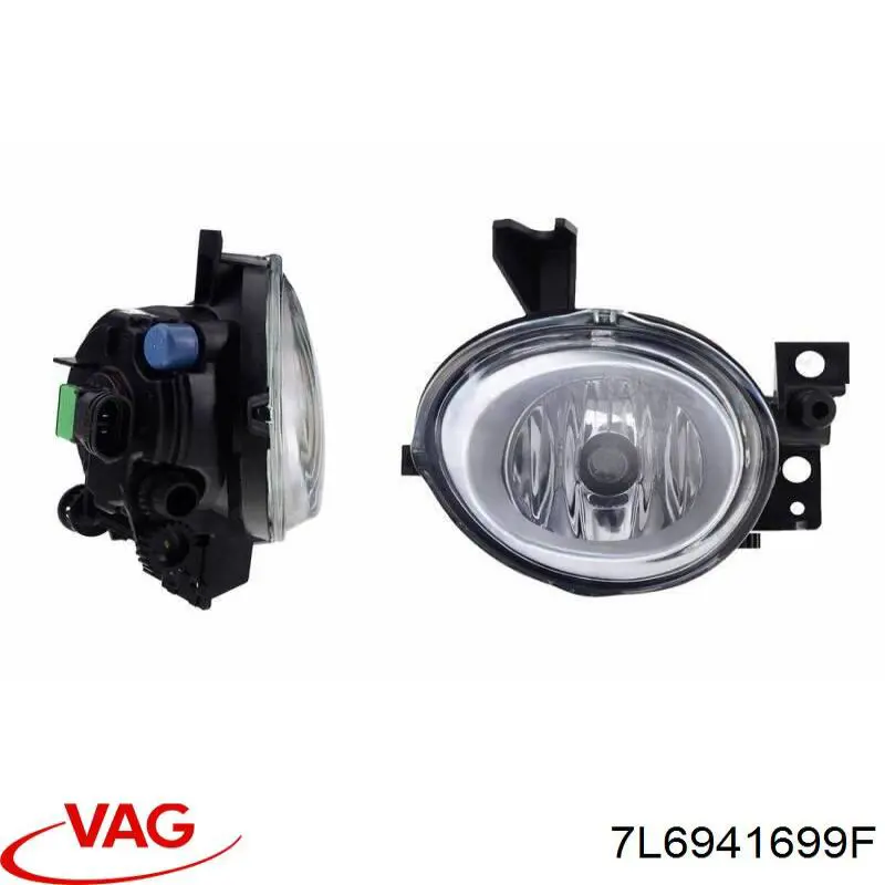 Luz antiniebla izquierdo 7L6941699F VAG