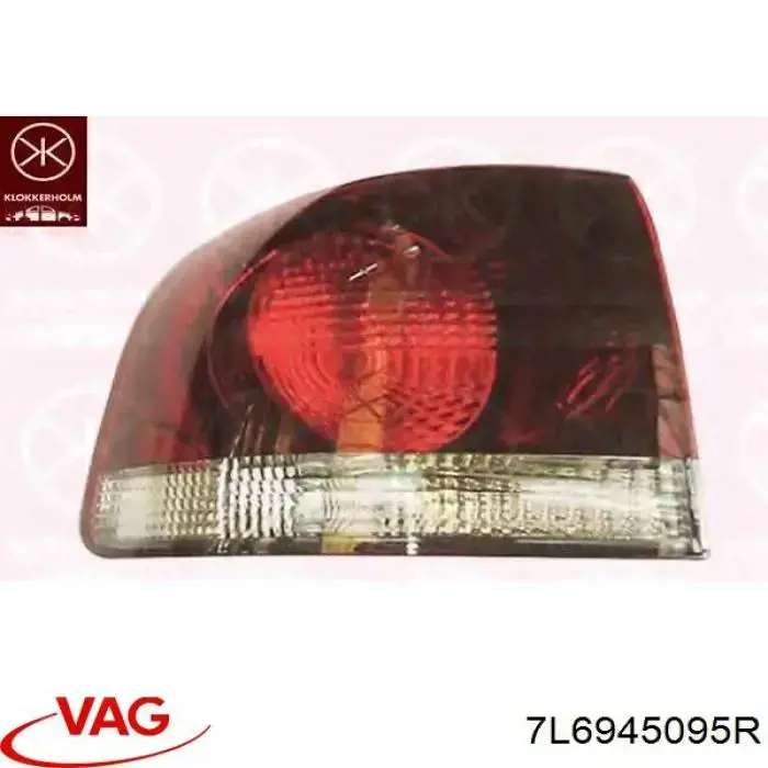 Piloto trasero exterior izquierdo VAG 7L6945095R precio, desde 78,04 EUR