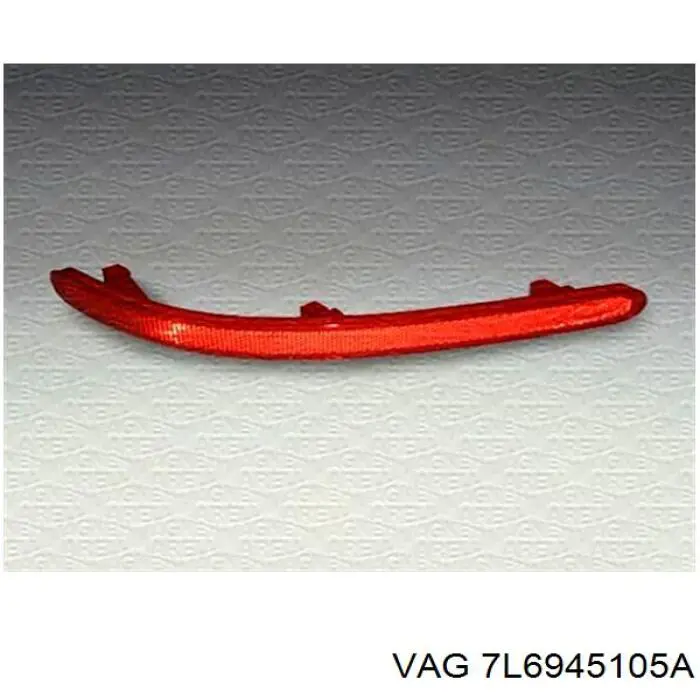 7L6945105A VAG Reflector, trasero, izquierdo