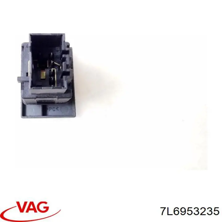  Boton de luz de emergencía Volkswagen Touareg 1
