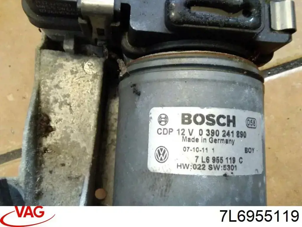 Comprar 7L6955119 VAG Motor limpiaparabrisas