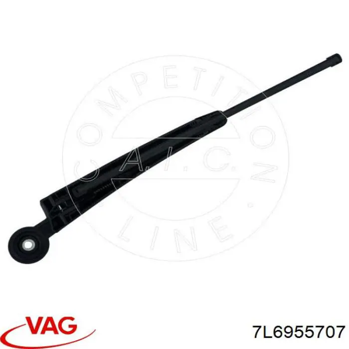 Brazo del limpiaparabrisas trasero VAG 7L6955707 precio, desde 14,86 EUR