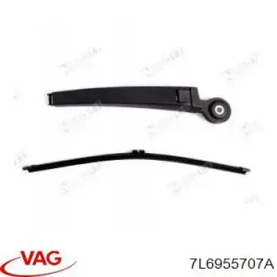 Brazo del limpiaparabrisas, lavado de parabrisas, luna trasera VAG 7L6955707A