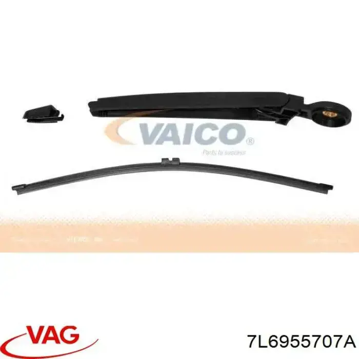 Brazo del limpiaparabrisas, trasero 7L6955707A VAG