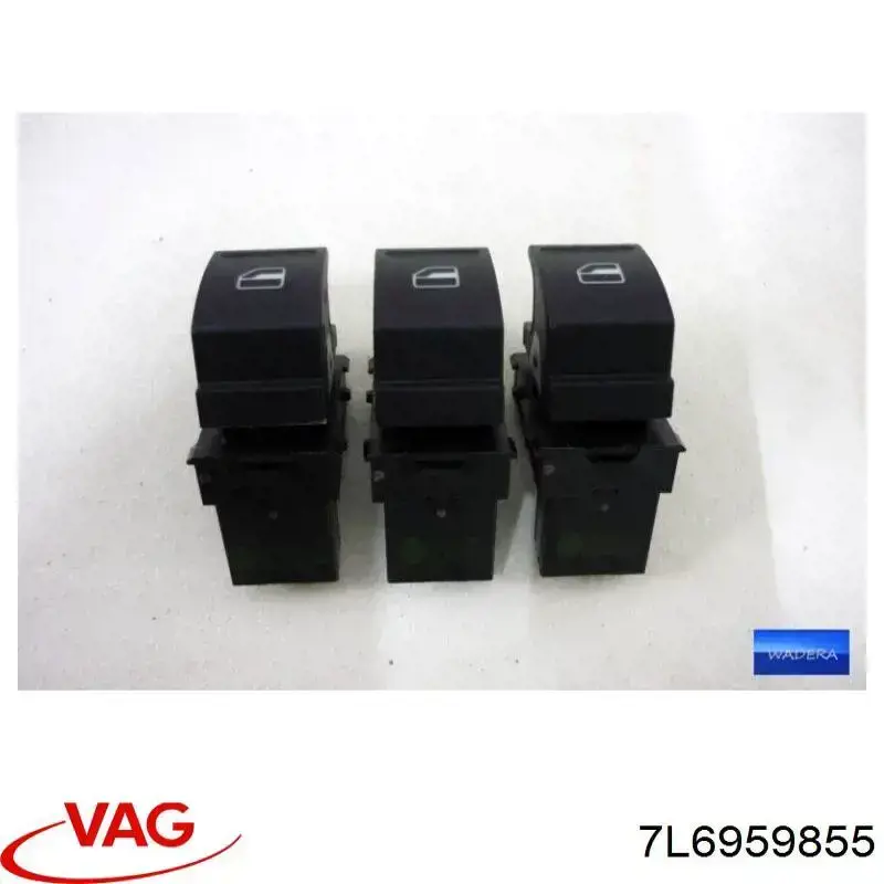 Comprar 7L6959855 VAG Botón de elevalunas delantero derecho