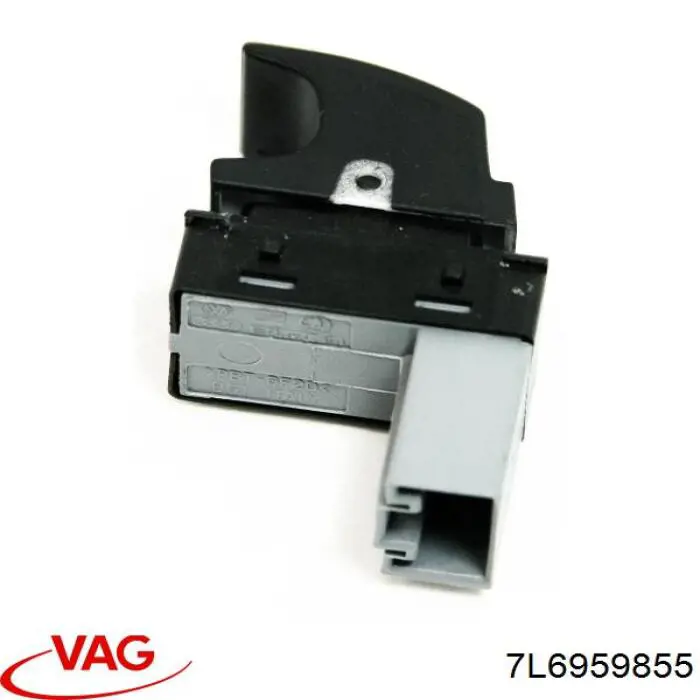 Botón de elevalunas delantero derecho 7L6959855 VAG