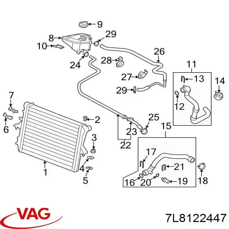  VAG 7L8122447 precio, desde 93,18 EUR