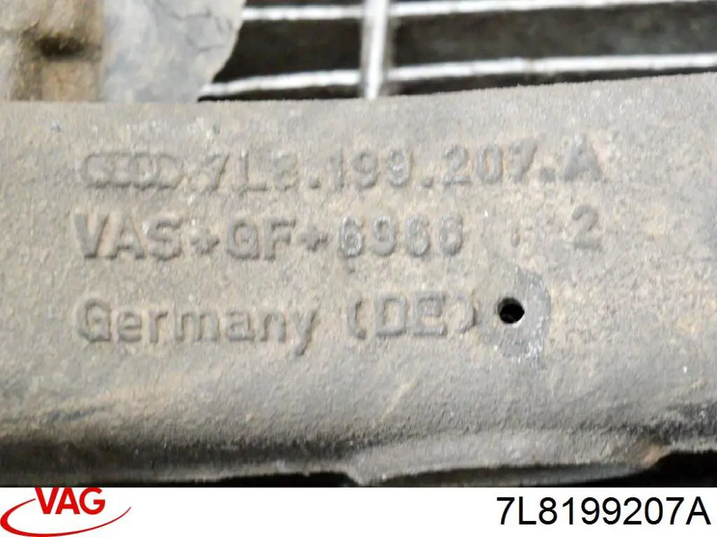 7L8199207A VAG Viga de soporte del motor