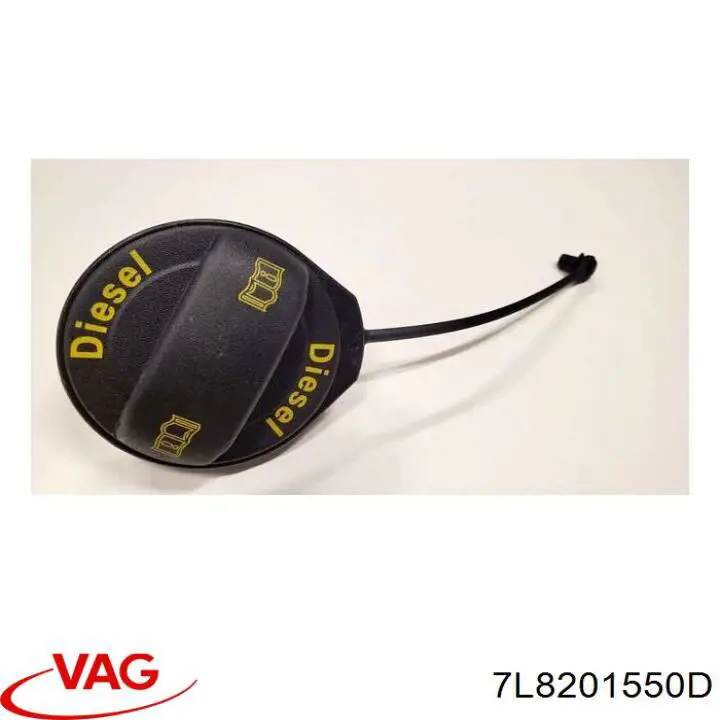 Tapa de depósito de combustible VAG 7L8201550D precio, desde 42,11 EUR