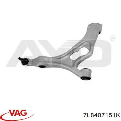 Brazo inferior izquierdo de la suspensión delantera VAG 7L8407151K precio, desde 159,72 EUR