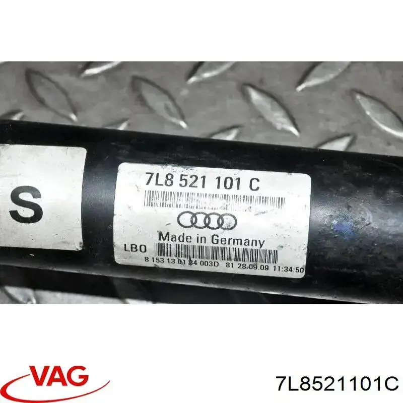 Árbol de transmisión delantero VAG 7L8521101C precio, desde 206,67 EUR