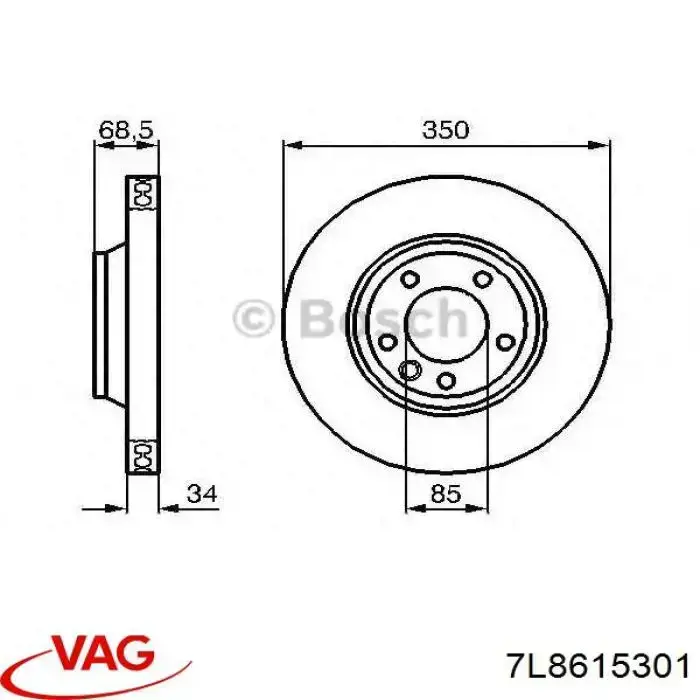 7L8615301 VAG Discos