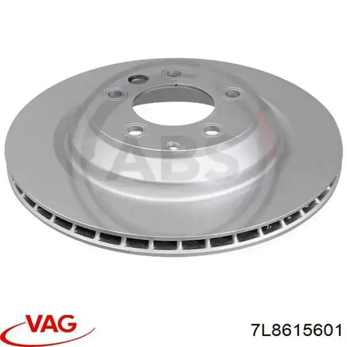 Disco de freno trasero VAG 7L8615601 precio, desde 104,39 EUR
