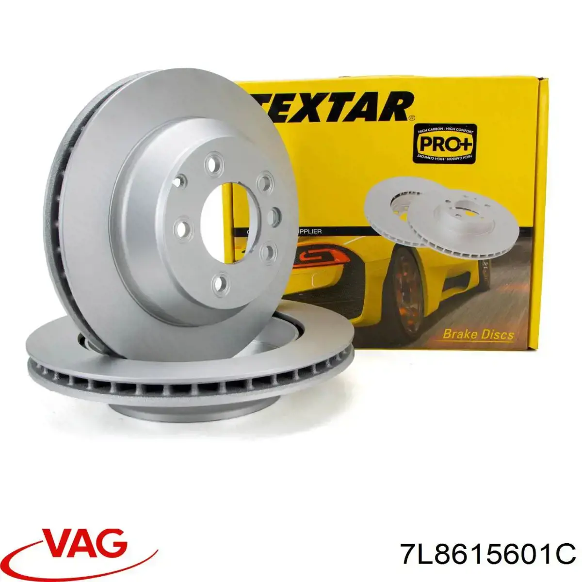 Comprar 7L8615601C VAG Disco de freno trasero