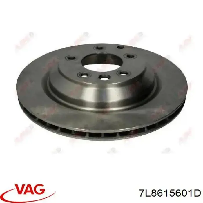 7L8615601D VAG disco de freno trasero