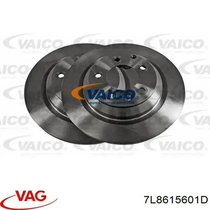 Disco de freno trasero VAG 7L8615601D precio, desde 91,29 EUR