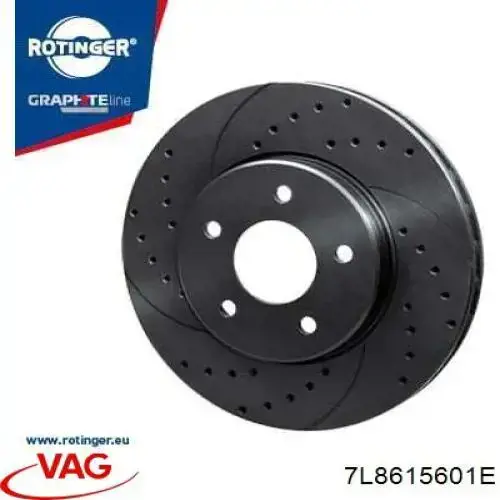 Comprar 7L8615601E VAG Disco de freno trasero