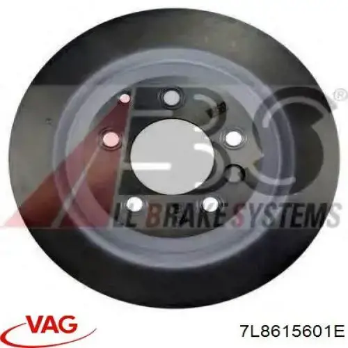 Disco de freno trasero VAG 7L8615601E precio, desde 101,49 EUR