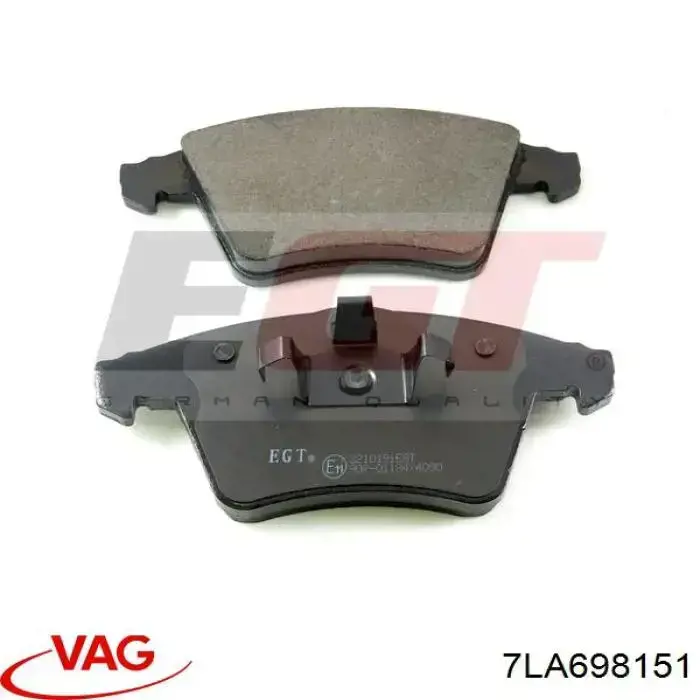 Pastillas freno delanteras VAG 7LA698151 precio, desde 52,86 EUR