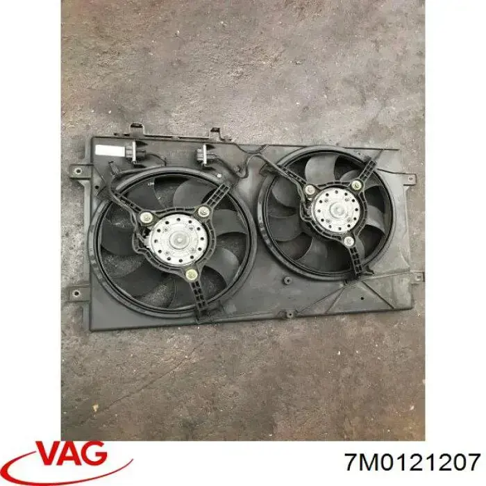 7M0121207 VAG bastidor radiador (armazón)