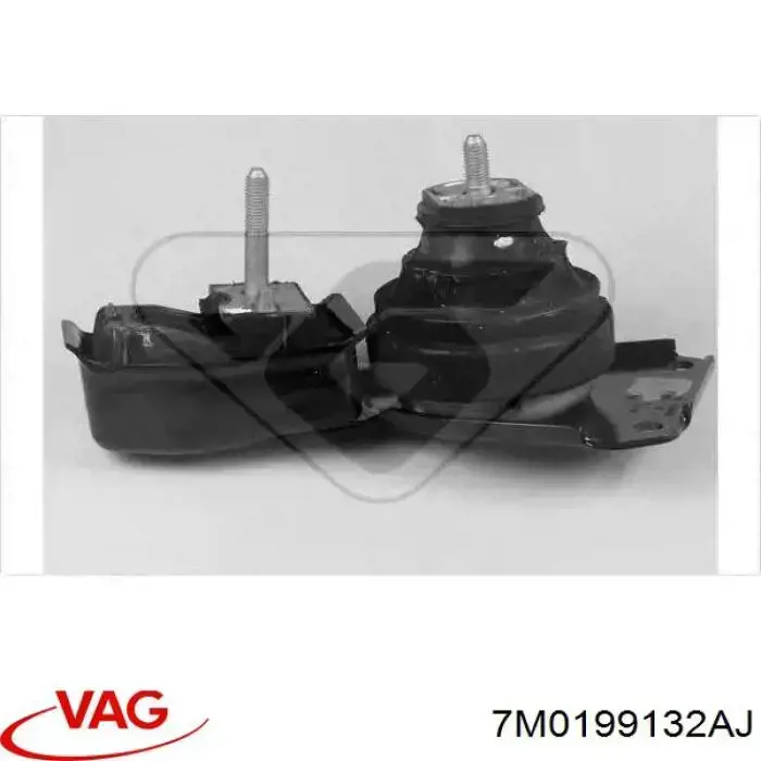 7M0199132AJ VAG soporte de motor derecho