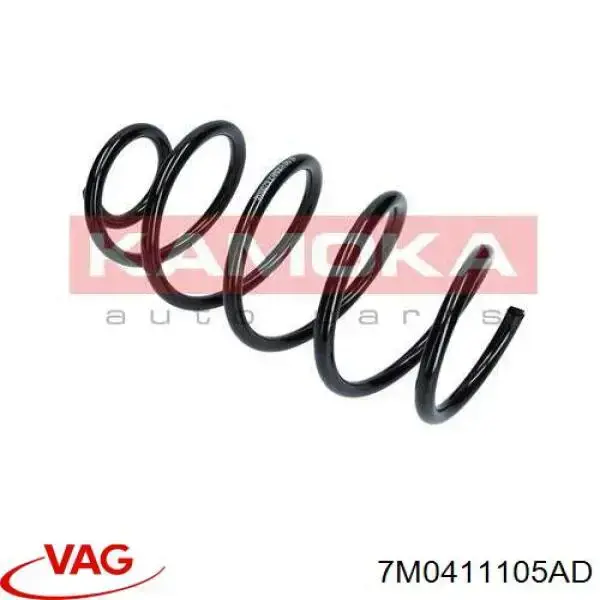 Comprar 7M0411105AD VAG Muelle delantero