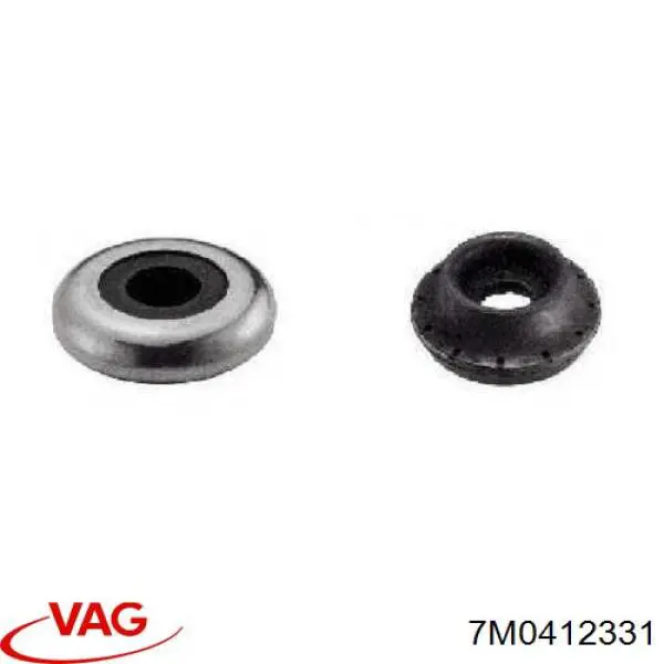 Soporte del amortiguador delantero 7M0412331 VAG