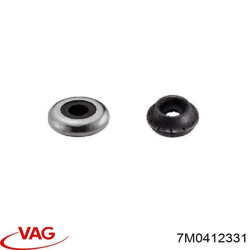 Soporte del amortiguador delantero VAG 7M0412331
