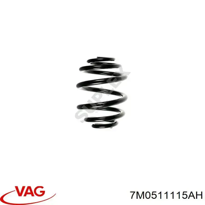 Muelle de suspensión trasero VAG 7M0511115AH precio, desde 44,02 EUR