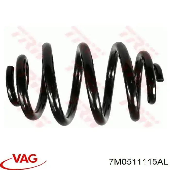 Comprar 7M0511115AL VAG Muelle de eje trasero