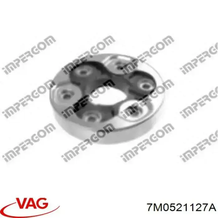 Comprar 7M0521127A VAG Acoplamiento elástico delantero del cardán