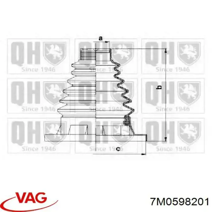 Comprar V106254 VEMO/Vaico Fuelle interior de junta homocinética del semieje trasero