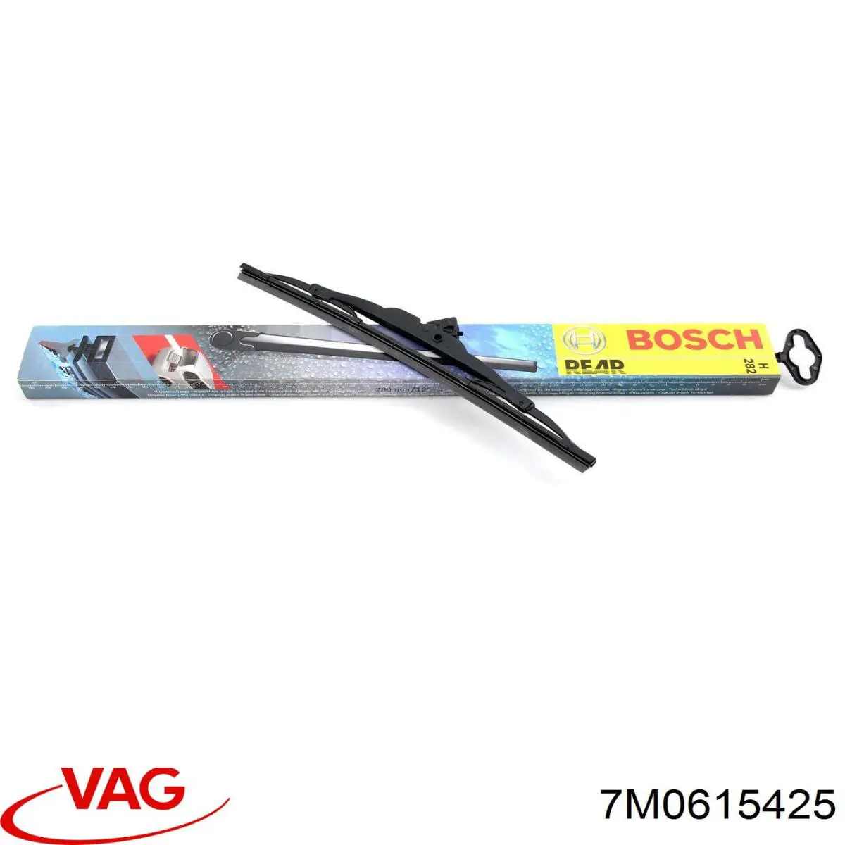 Estribo de pinza de freno trasero VAG 7M0615425