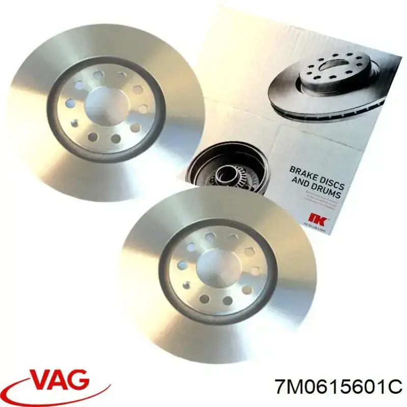 Frenos traseros VAG 7M0615601C