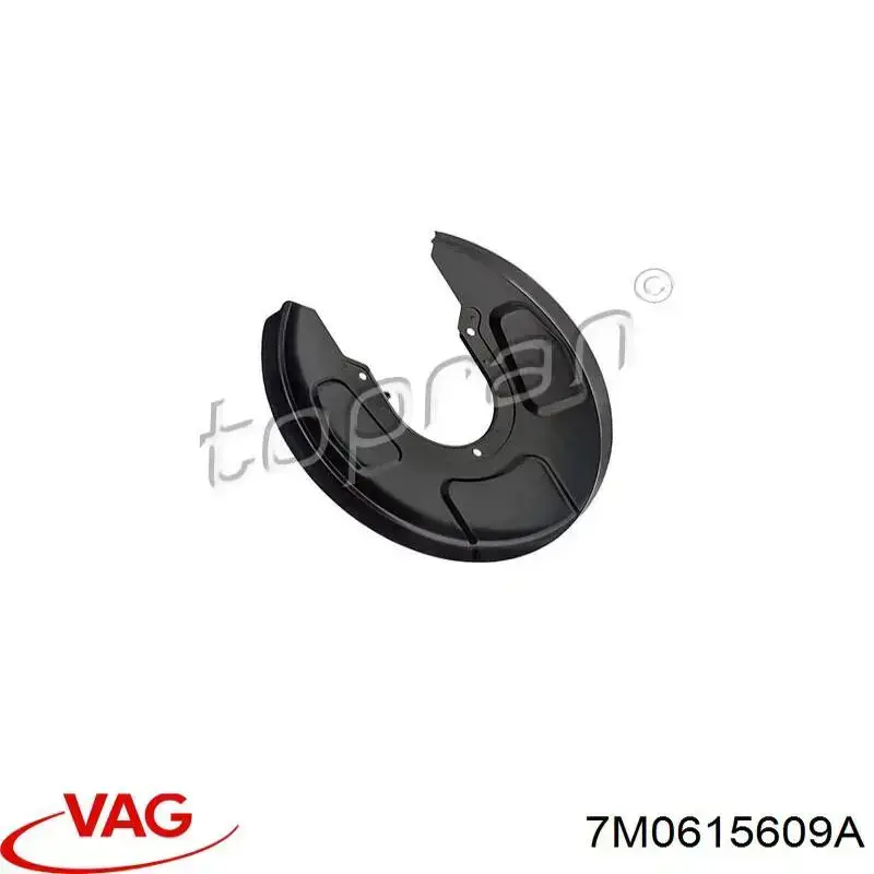 Protector de disco de freno trasero izquierdo VAG 7M0615609A precio, desde 22,81 EUR