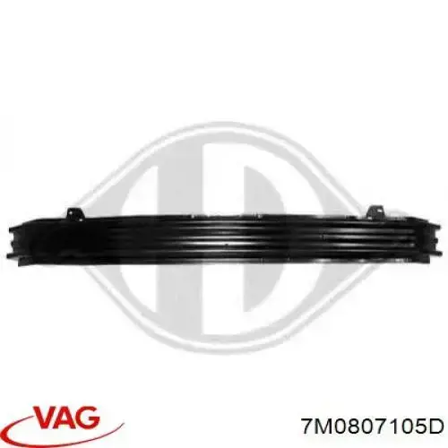 Refuerzo de parachoques delantero VAG 7M0807105D precio, desde 76,96 EUR