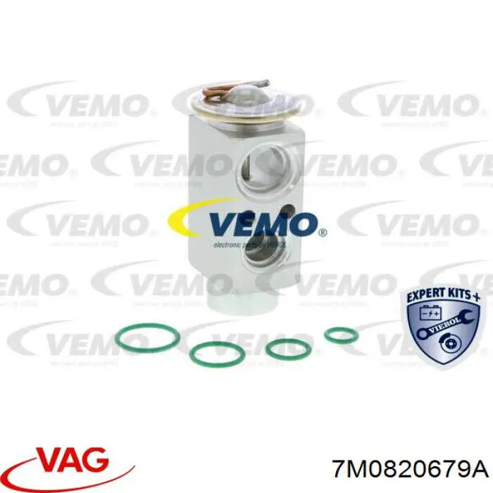 Válvula TRV del aire acondicionado 7M0820679A VAG