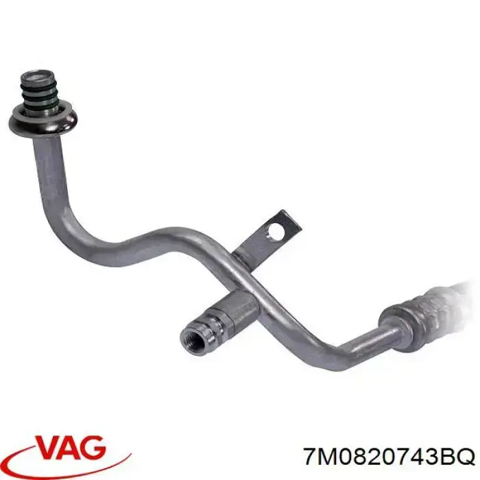 Manguera de aire acondicionado de compresor al condensador VAG 7M0820743BQ precio, desde 43,50 EUR