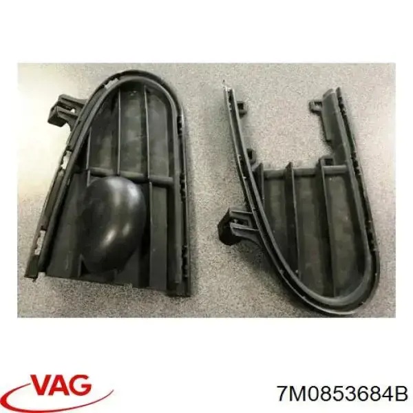 Comprar 7M0853684B VAG Tapa de rejilla de faro antiniebla delantero derecho