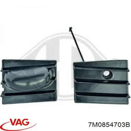 Rejilla izquierda del parachoques delantero VAG 7M0854703B precio, desde  