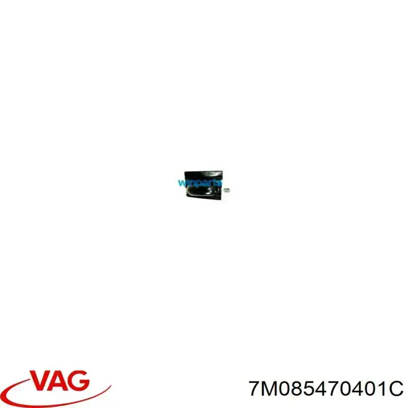Cobertura de parachoques, enganche de remolque, delantera para Ford Galaxy (WGR)