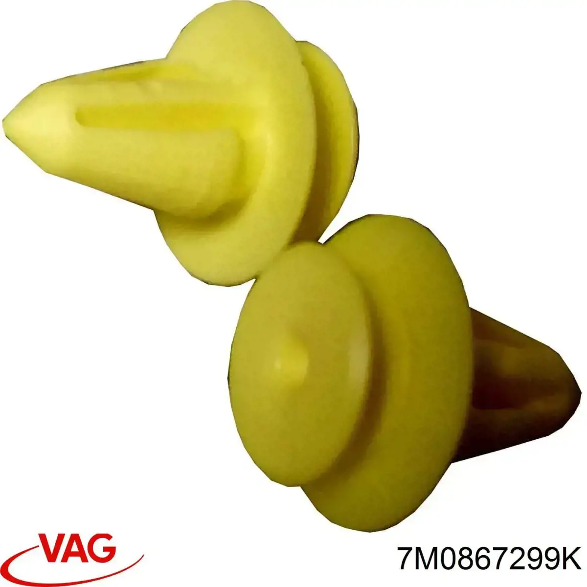 Clips fijación, revestimiento puerta VAG 7M0867299K