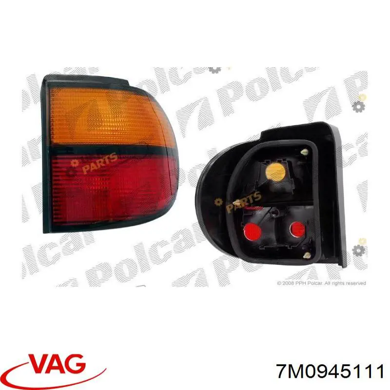 Comprar 7M0945111 VAG Piloto trasero exterior izquierdo